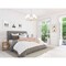 Z-Lite Leila Chandelier, 5-Light, 26 In.W x 10 In.H, Brushed Nickel/White Linen 744-26R-BN - alternate 6